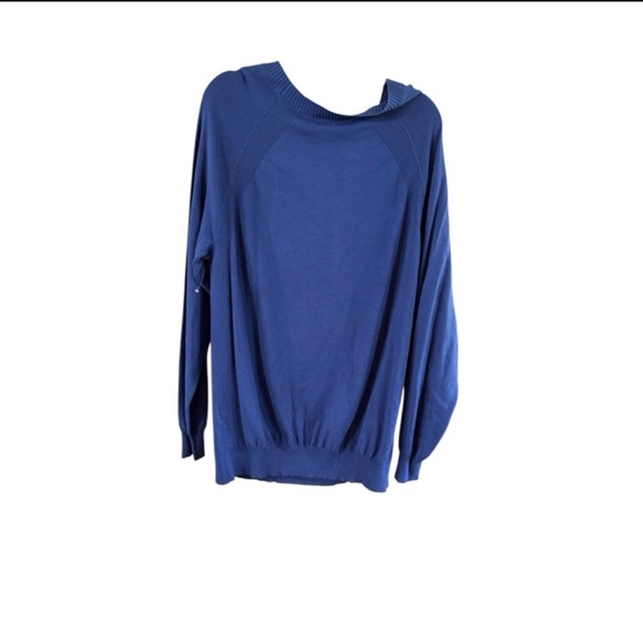 Alfani Men's Classic Blue Crewneck Sweater - Picture 9 of 11